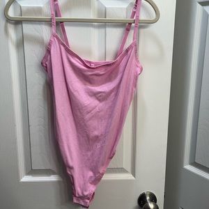 Skim pink bodysuit
